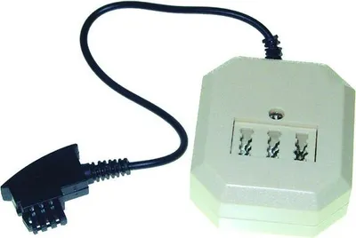 Produktbild von TAE Adapter TAE-F St an TAE-NFF Bu und RJ11 Bu, 0,20m, Good Connections®