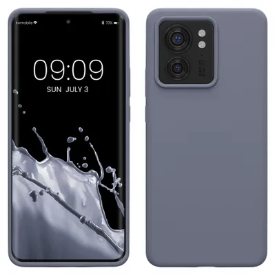 Produktbild von kwmobile Handyhülle für Motorola Edge 40 Hülle - Case Silikon - Kabelloses Laden - Schutzhülle Cover in Lavendelgrau
