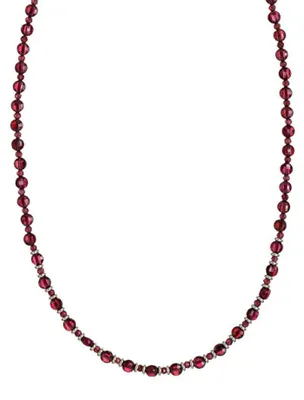 Produktbild von Halskette aus Silber und Granatperlen AL4263.02.029
