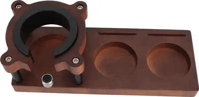 Image de Coffee Manips Station universelle en bois massif Exquisite Portafilters Support pour 51 53 58 mm Accessoires