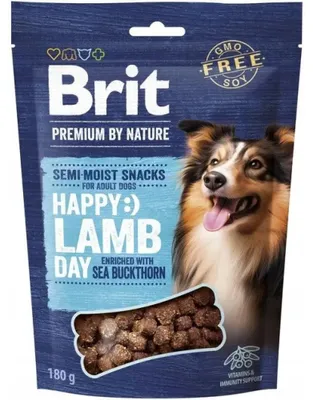 Produktbild von Brit Premium Hundesnack Lamm Mit Sanddorn 180G