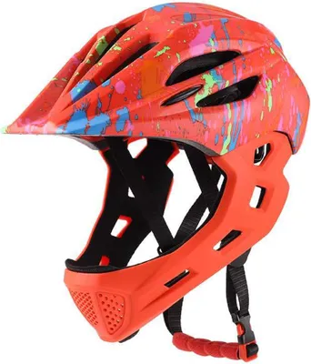 Produktbild von Verstellbare, atmungsaktive Kinder-Fahrradhelme fuer Kleinkinder, leichte Integralhelme mit LED-Licht