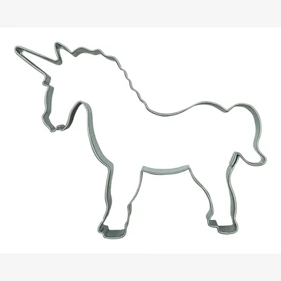 Produktbild von 3467 - Einhorn-Ausstechform - 7 cm - Einhorn-Ausstechform - Ausstechform aus Edelstahl