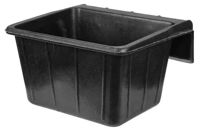 Productafbeelding van Rubber Ophangvoerbak Zwart 25L