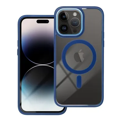 Image de Color Edge Mag Cover compatible avec Mag Safe compatible avec iPhone 15 Plus Bleu