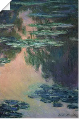 Produktbild von ARTland Poster NymPhéas. Größe: 60x90 cm