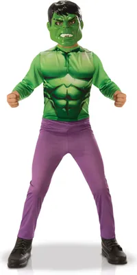 Immagine prodotto di Hulk bambino costume licenza fumetto verde-viola - 104/116 (5-6 anni)