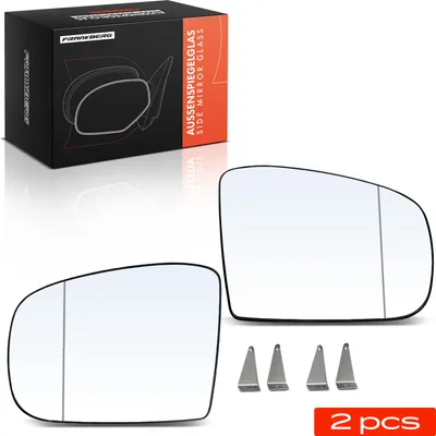 Productafbeelding van Frankberg 2x Buitenspiegelglas Voor Links Rechts voor Mercedes-Benz M-Klasse W163