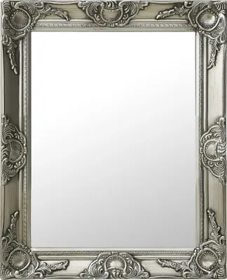 Immagine prodotto di Specchio da Parete Stile Barocco 50x60 cm Argento