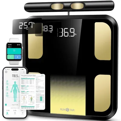 Zdjęcie produktu dla RunSTAR Smart waga analityczna 8 elektrod BIA 28 parametrów BMI 180kg
