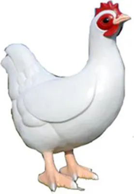 Immagine prodotto di Pollo decorazione figura statua statue scultura decorazione giardino figure 140x160cm nuovo