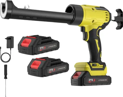 Zdjęcie produktu dla Pistolet do klejenia na gorąco, regulowana temperatura, bezprzewodowy, z 2 bateriami
