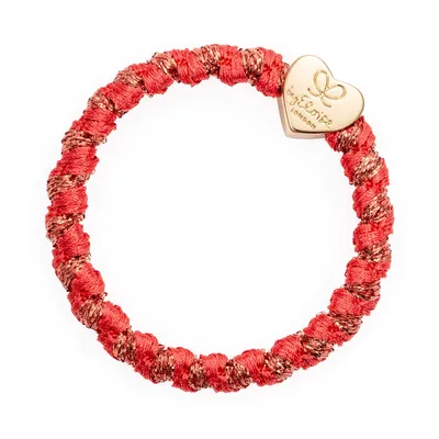 Produktbild von By Eloise London Gold Heart Woven Savannah Red