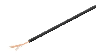 Produktbild von GOOBAY Kupferlitze 55045, 1x 0,14  mm², isoliert, 10 m, schwarz