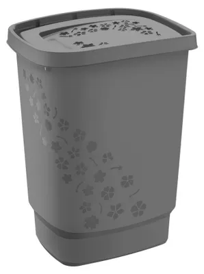 Produktbild von Rotho Blumen Wäschesammler 44,7x34,7x60,5 55l Anthrazit