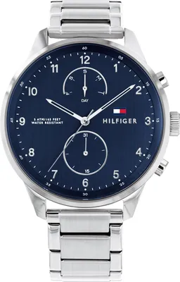 Produktbild von Tommy Hilfiger 1791575 Herren-Armbanduhr, Edelstahl-Gehäuse, Metall-Armband