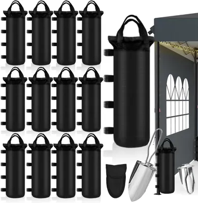 Image de Poids pour tente, lot de 12, en tissu Oxford 800D, capacité de 10 kg
