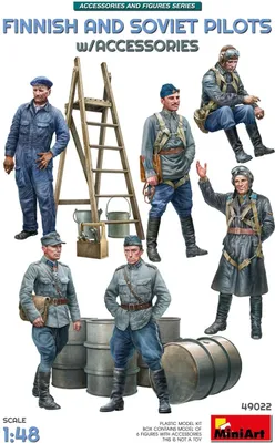 Immagine prodotto di PILOTI FINLANDESI E SOVIETICI con ACCESSORI / 1:48