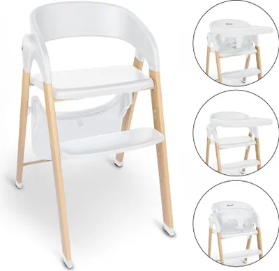 Produktbild von BabyGo Hochstuhl Levels, weiß
