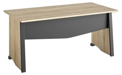 Image de CALICOSY - Bureau style industriel avec voile de fond L140 cm - Fabrication Française