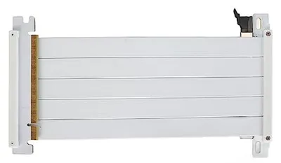 Productafbeelding van Verlengkabel Grafische Kaart - PCIe Riser Kabel - Componenten Aansluiten - 180 Graden Adapter - PCIe 4.0 x16 - Wit