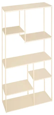 Produktbild von Metallregal 6-stufig GOTA, 90 x 180 cm, beige