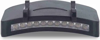 Produktbild von Latarka czołowa z klipsem, 11 LED, do użytku na zewnątrz, wędkowania, kempingu, lekka, przenośna, wszechstronna, czołówka do kapelusza