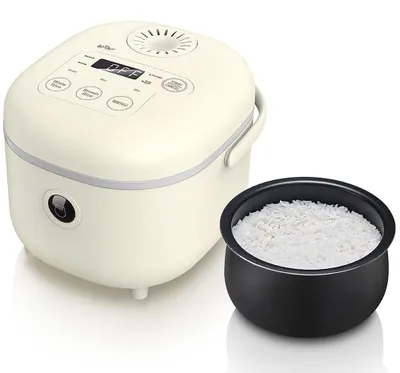 Reiskocher 2L mit Dampfgarer, 6 Funktionen, 350 W, für 2-4 Pers.