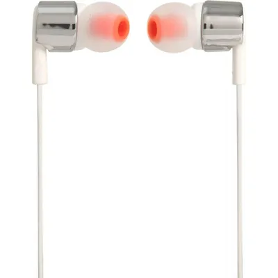 Produktbild von JBL InEar Kopfhörer T210 Grau mit Mikrofon Fernbedienung Pure Bass Sound