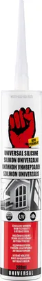 Produktbild von BigDean by Beorol Universal Silikon weiß - Premium Bausilikon Dichtmasse Silikonkartusche Dichtstoff für Innen & Außen - UV- & witterungsbeständig