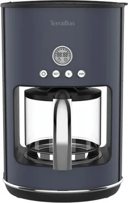 Obrázok produktu pre Terraillon NEW MOON, Kávovar, 1,25 L, Mletá káva, 1080 W, Tmavo modrá