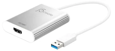 Produktbild von j5create JUA354-N USB™ 3.0 zu 4K HDM™ Display Adapter, 2.0/3.2 Gen 1 (3.1 Gen 1), USB Typ-A, HDMI-Ausgang