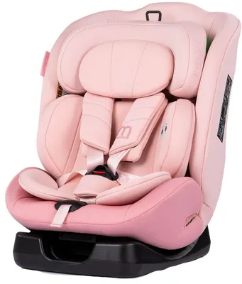 Productafbeelding van Chipolino kinderzitje Mondial i-Size (40-150 cm) met ligpositie, verstelbare hoofdsteun en roze veiligheidsgordels
