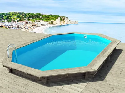 Immagine prodotto di Piscina in legno " Brazilia 130 " 5,86 x 3,86 x 1,30 m