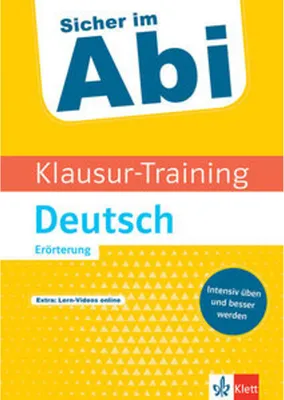 Produktbild von Klausur-Training - Deutsch Erörterung