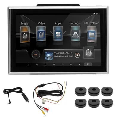 Produktbild von 9-Zoll-Auto-Kopfstützen-Videoplayer HD 1920 x 1200 Touchscreen-Unterstützung Bluetooth 2G 32G für Android 11