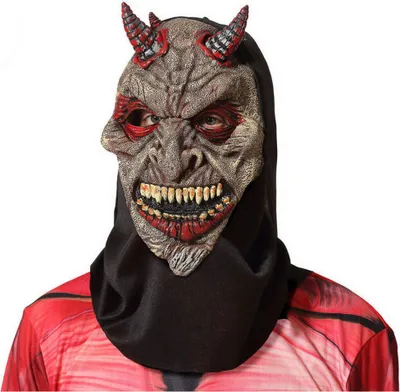 Produktbild von Maske Halloween Dämon Braun