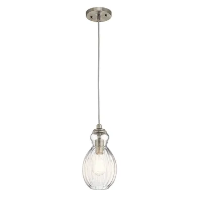 Obrázek produktu pro Závěsné svítidlo Elstead Riviera E27 28cm kartáčovaný nikl