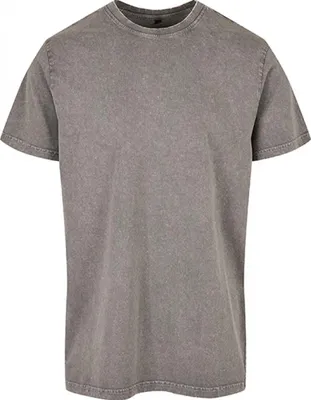 Obrázek produktu pro Build Your Brand Acid Washed Round Neck Tee