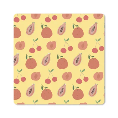 Produktbild von MuchoWow® Mauspad Mousepad Obst - Abstrakt - Muster 30x30 cm - Mousepads - Maus Mat - Pad - Mausunterlage - Gaming