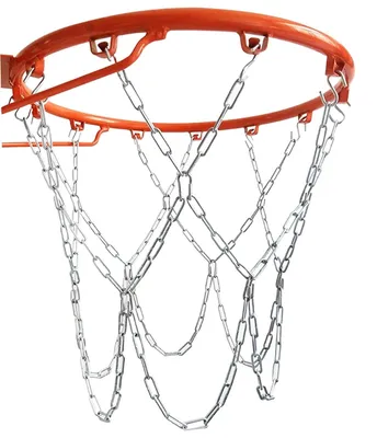 Obrázok produktu pre Odolná basketbalová sieť z nehrdzavejúcej ocele s 12 háčikmi