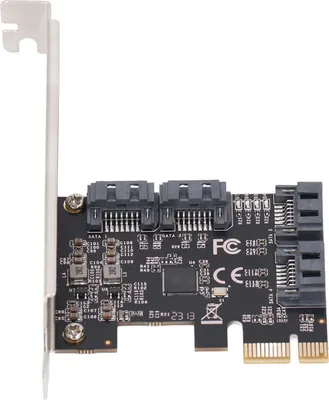 Obrázek produktu pro Karta PCIe 3.0 X1 na 4 porty SATA3 Profesionální vysokorychlostní přenosová karta PCI Express X1 Controller pro počítač