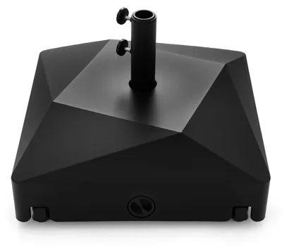 Immagine prodotto di Supporto per ombrellone COSTWAY con rotelle, riempibile con 45 L di acqua o 65 kg di sabbia, supporto per ombrelloni da mercato per aste da 38/48 mm