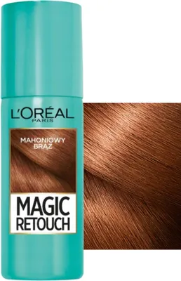 Zdjęcie produktu dla Loreal Magic Retouch Męski Braz Brązowy Mahoniowy Retusz Do Włosów