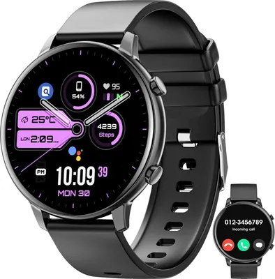 Produktbild von Smartwatch Damen Herren, 1.39" Zoll Touchscreen mit Bluetooth Anrufe, Uhr mit 140+ Sportmodi SpO2 Pulsuhr Schlafmonitor Schrittzähler Android IOS