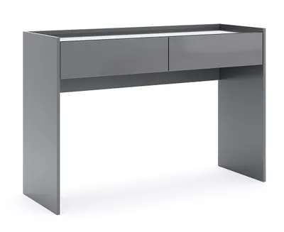 Produktbild von Schreibtisch – Grafit – 2 Schubladen – Modern – Büro- oder Computertisch – 82×120×42 cm