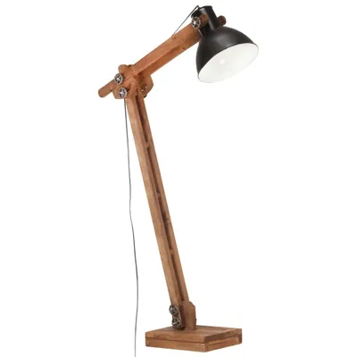 Immagine prodotto di Lampada da terra in legno massiccio di mango nero E27