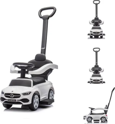 Produktbild von Chipolino Rutschauto Mercedes Benz C-Klasse Stauraum Fußstütze Schiebegriff Hupe weiß