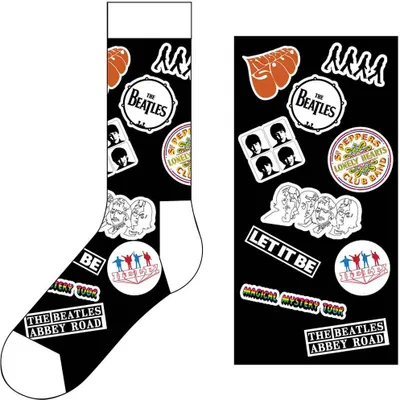 Produktbild von The Beatles Icons Black 40-45 Socken