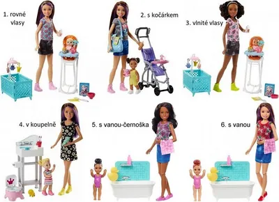 Zdjęcie produktu dla Zestaw do zabawy w nianię Barbie